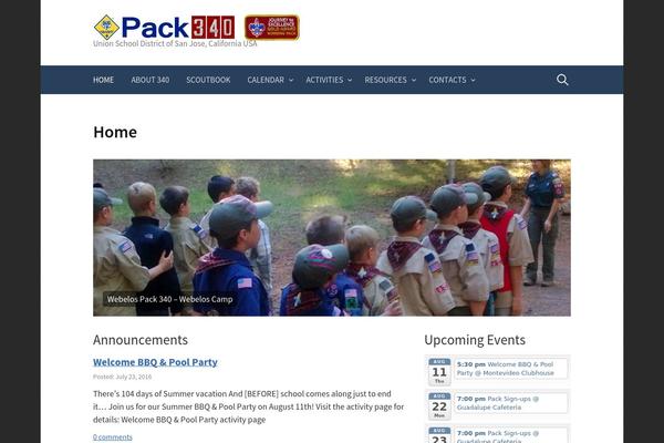 First theme site design template sample