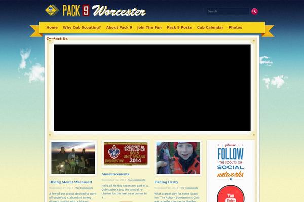 Kiddo theme site design template sample