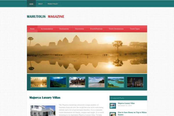 Mahutolismagazine theme site design template sample