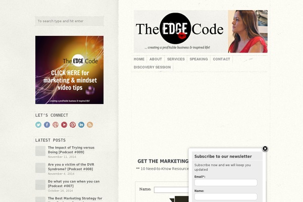packageyourgenius.com site used Grunge