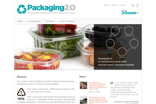 Modernize v3 theme site design template sample