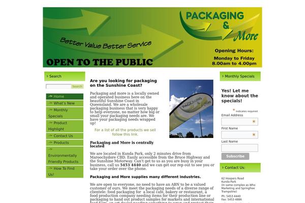 packagingandmore.com.au site used Packing