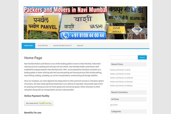 Iconic One theme site design template sample