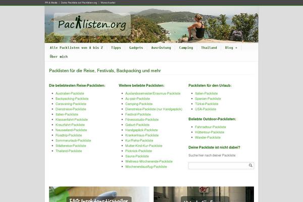 GeneratePress theme site design template sample