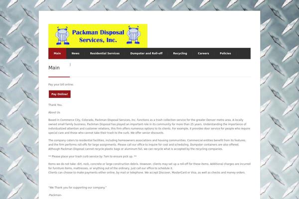 Centum theme site design template sample