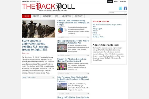 Tribune theme site design template sample