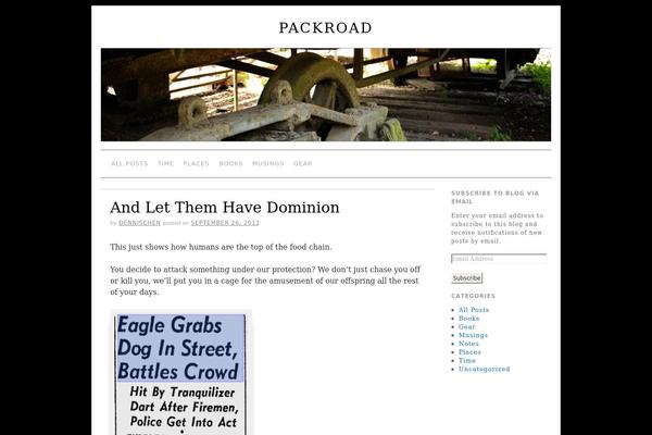 Brunelleschi theme site design template sample