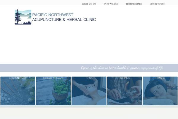 U Design Child theme site design template sample