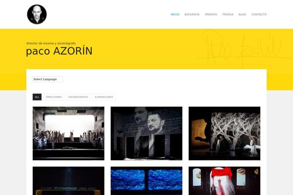 pacoazorin.com site used Vika