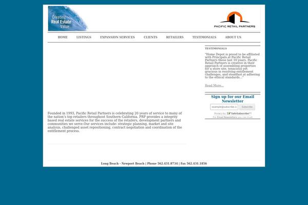 Site using Constant Contact WordPress Widget plugin