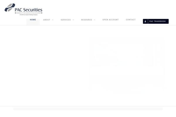 Site using TablePress plugin