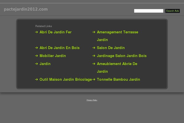 pactejardin2012.com site used Pactejardin03