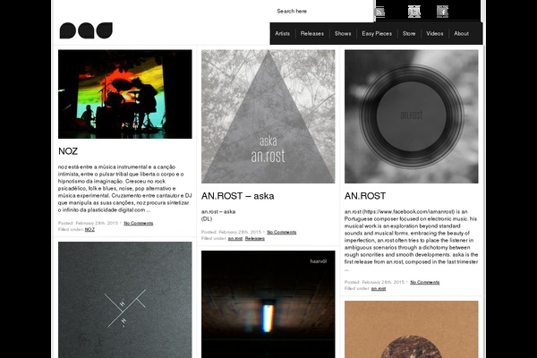 Paragrams theme site design template sample
