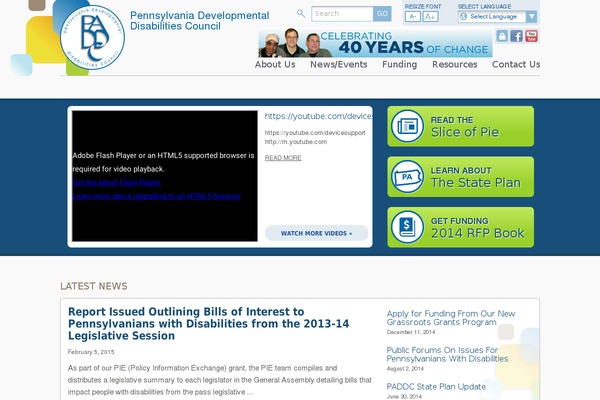 paddc.org site used Wp-starter