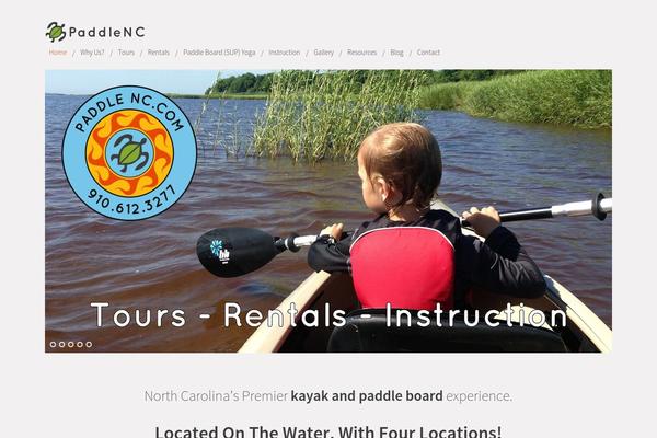paddlenc.com site used Everest-wp