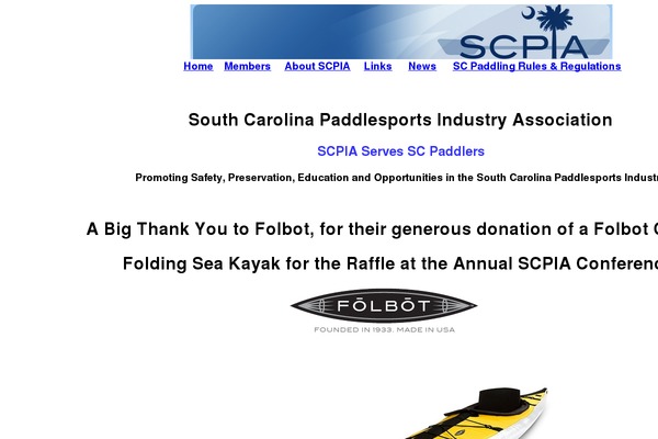 paddlesouthcarolina.org site used Folbot