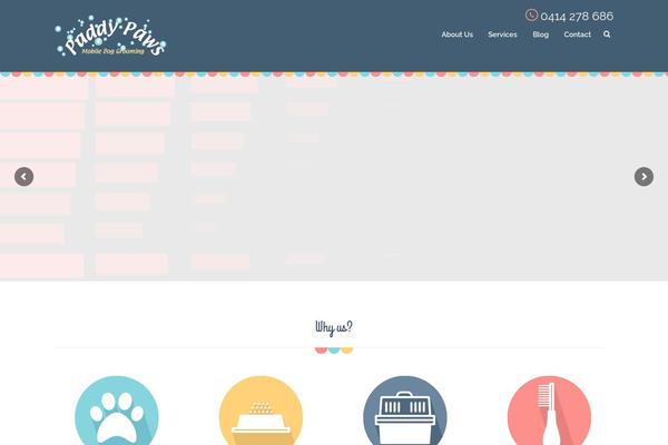 Pet theme site design template sample