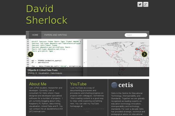 Hestia theme site design template sample