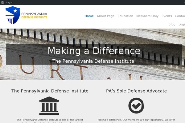 Site using Simple Testimonials plugin