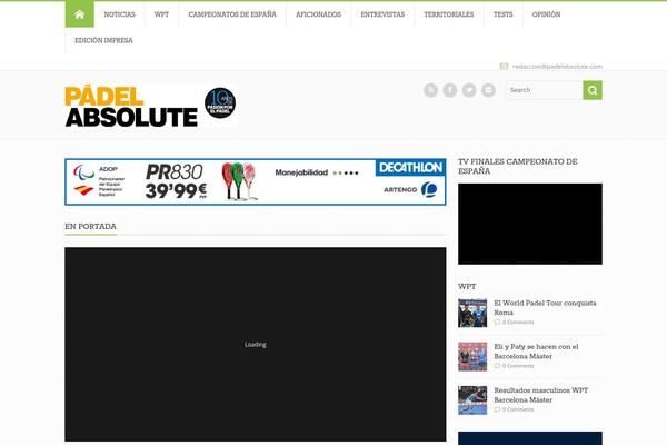 padelabsolute.com site used Circle LITE