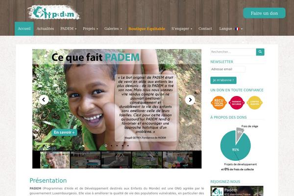padem.org site used Padem-rwd