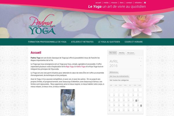 Padma theme site design template sample