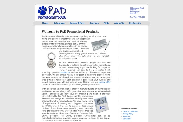 Default theme site design template sample