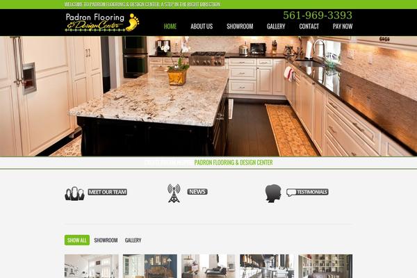 Radial theme site design template sample
