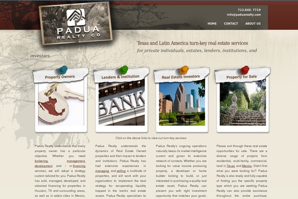 RealEstate theme site design template sample