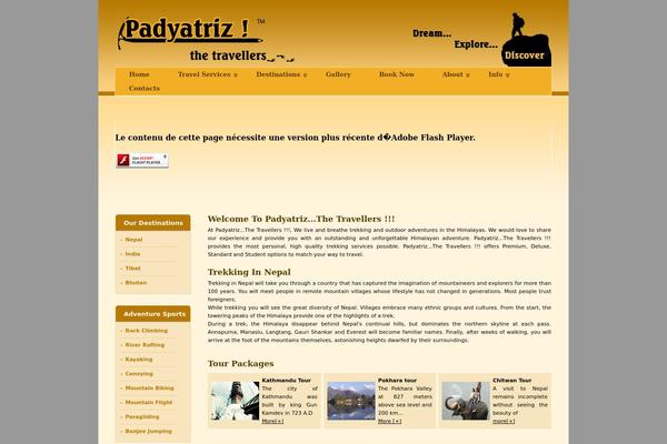 Envision theme site design template sample