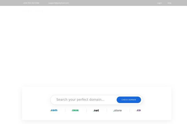 Hostinza theme site design template sample