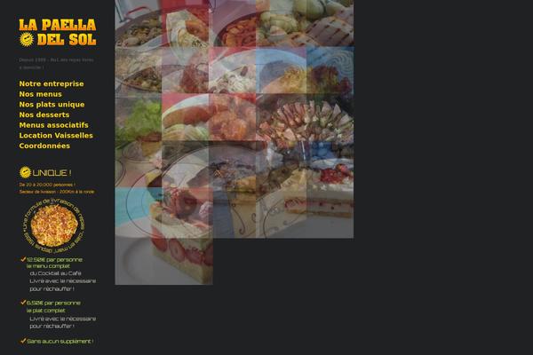 Litho theme site design template sample