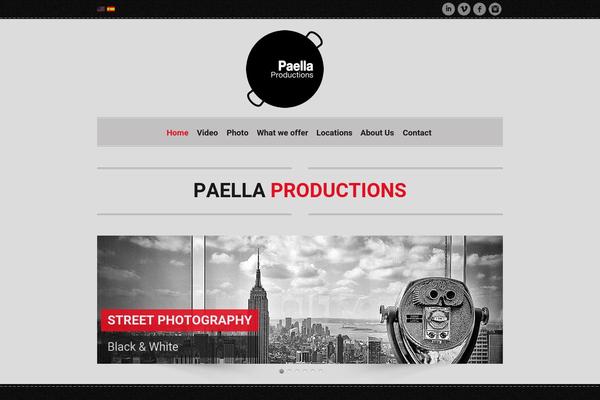 paellaproductions.com site used Paellaproductions