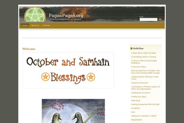 Fallseason theme site design template sample