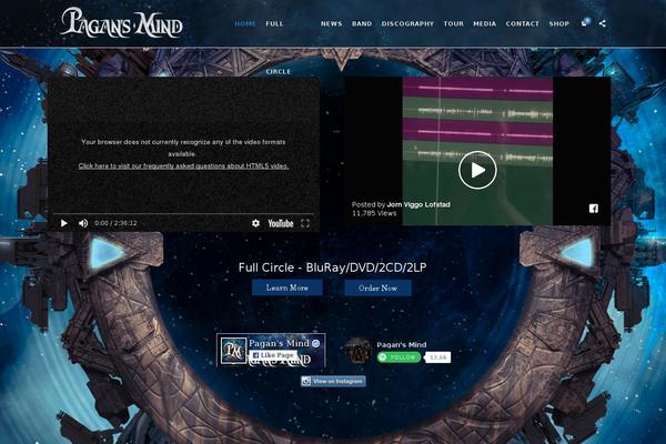 Ibuki theme site design template sample