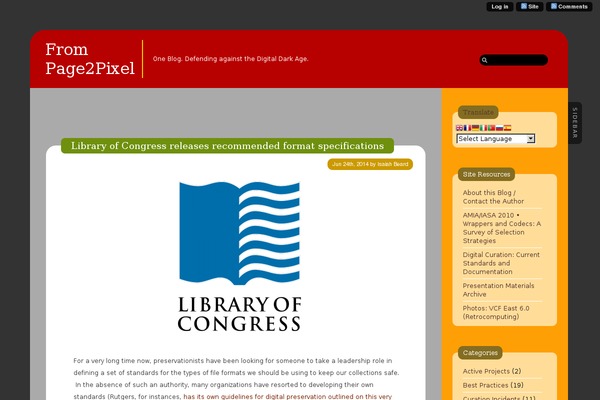 Site using Internet Defense League Cat Signal plugin