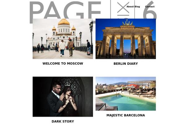 Hickory theme site design template sample