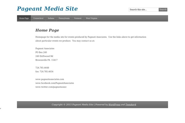 Tweaker4 theme site design template sample