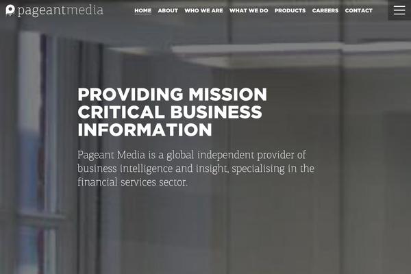 pageant theme websites examples