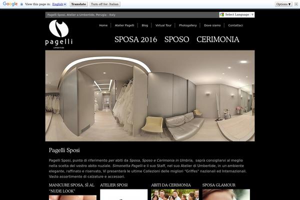 Istituzionale theme site design template sample
