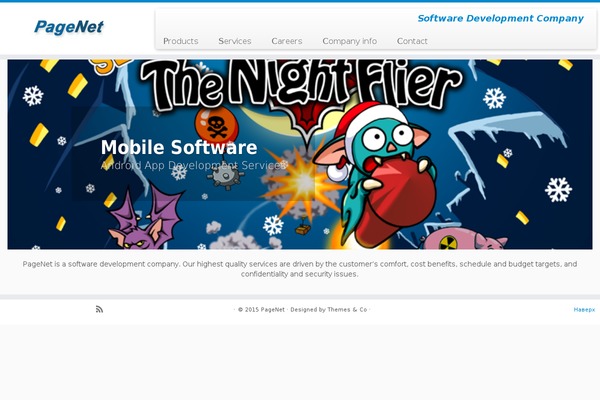 Customizr theme site design template sample