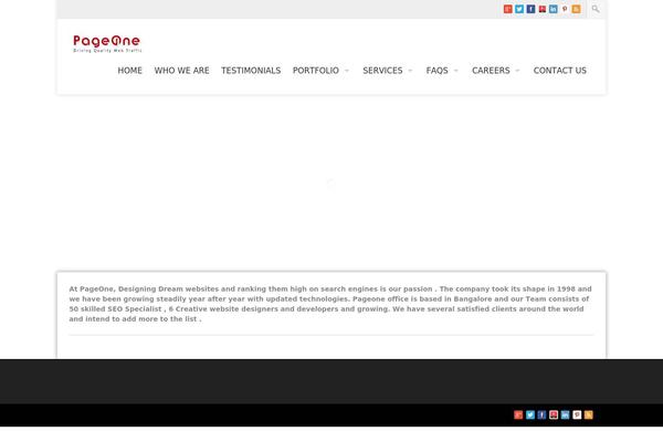 Hedge theme site design template sample