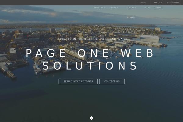 Rhythm theme site design template sample