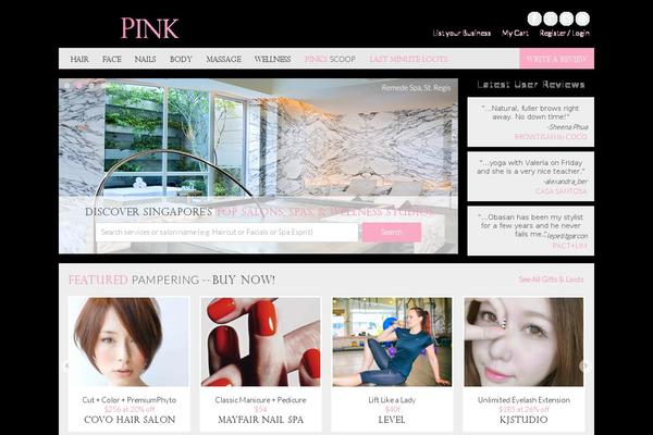 Bosa theme site design template sample