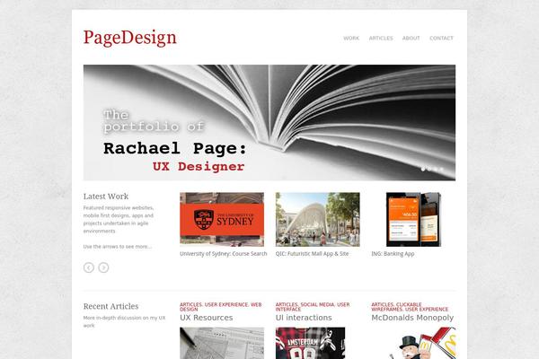 Craft theme site design template sample