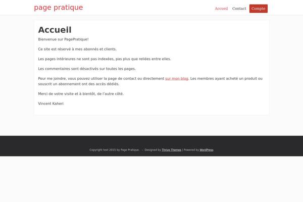 Focusblog theme site design template sample