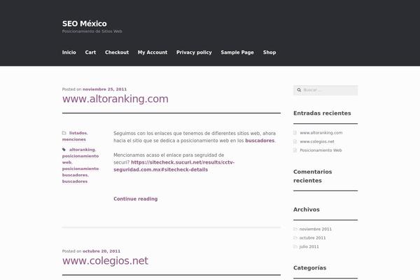 Storefront theme site design template sample