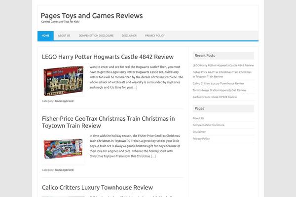 Iconic One theme site design template sample