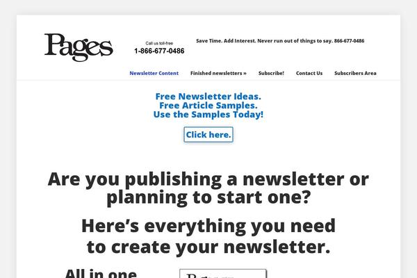 pagesmag.com site used Foxy