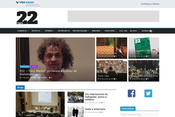 SmartMag theme site design template sample